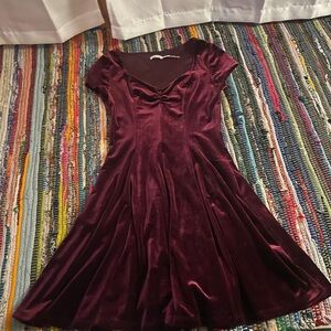 kimchi blue (urban outfitters) velvet dress